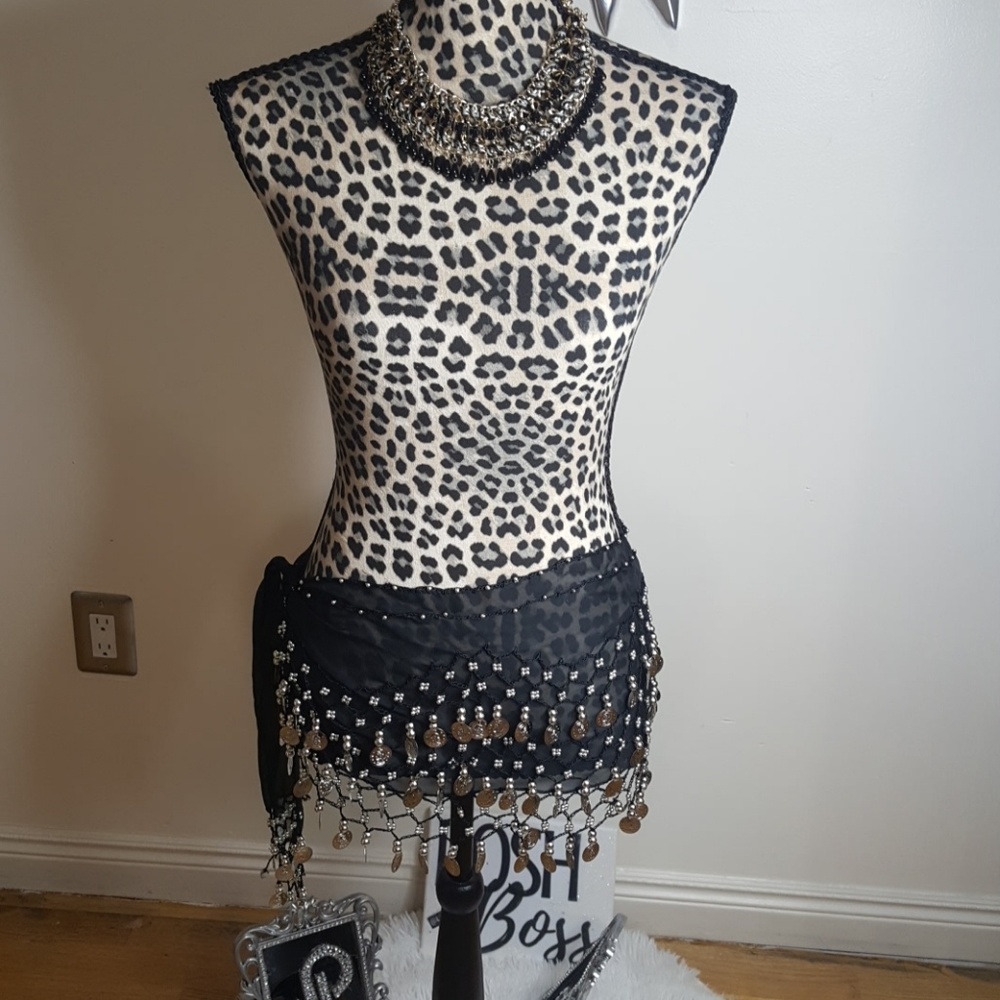 Chiffon belly wrap